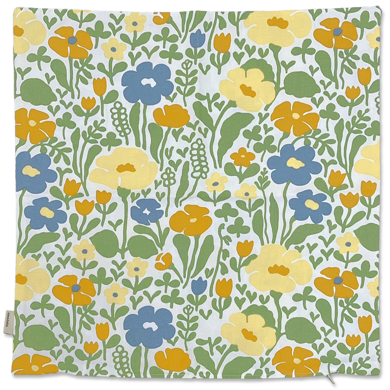 クッションカバー裏 Fauna (light multi) 約47×47cm 綿100％